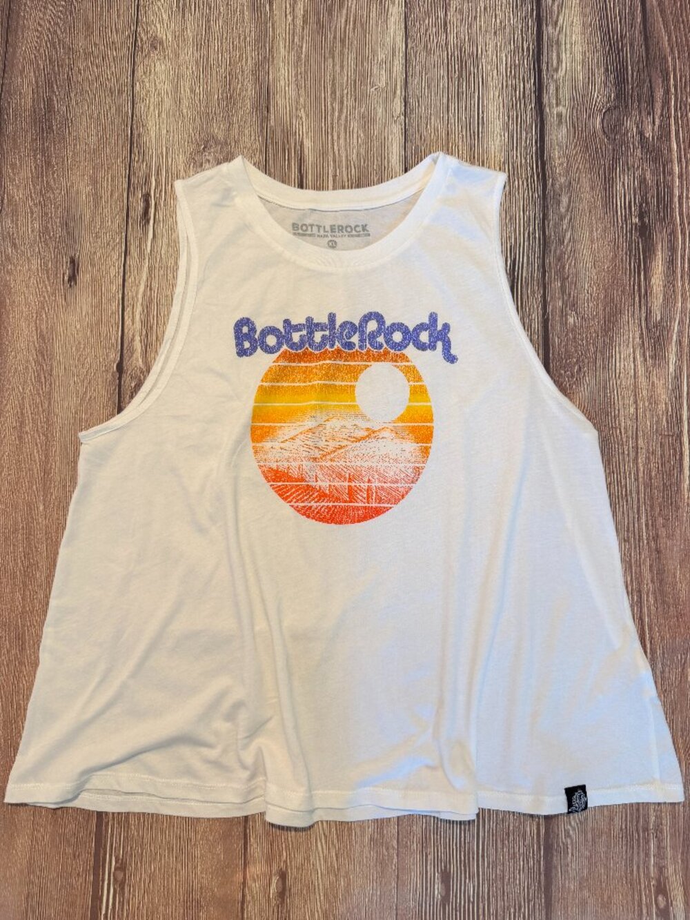 BottleRock Napa Valley Graphic Concert Tank Size XL